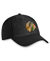 Men's Fanatics Black Chicago Blackhawks Authentic Pro Rink Flex Hat