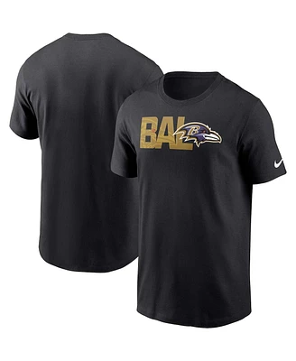 Men's Nike Black Baltimore Ravens Local Essential T-shirt