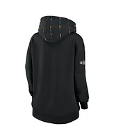 Women's Nike Black New Orleans Saints 2023 Nfl Crucial Catch Club Pullover Hoodie