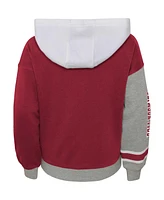 Girls Youth Crimson Distressed Alabama Tide True Fan Soft Fleece Pullover Hoodie