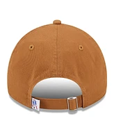 Women's New Era Brown New England Patriots Throwback Main Core Classic 2.0 9TWENTY Adjustable Hat