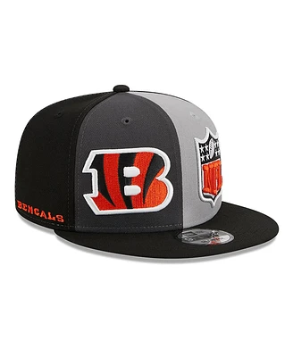 Men's New Era Black, Gray Cincinnati Bengals 2023 Sideline 9FIFTY Snapback Hat