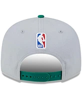 Men's New Era Gray, Kelly Green Boston Celtics Tip-Off Two-Tone 9FIFTY Snapback Hat
