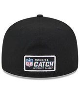 Men's New Era Black Orleans Saints 2023 Nfl Crucial Catch 59FIFTY Fitted Hat