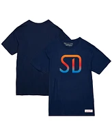 Women's Mitchell & Ness Navy San Diego Fc Monogram T-shirt