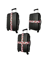 Disney Minnie Mouse Luggage Strap 2-Piece Set Officially Licensed, Adjustable Luggage Straps from 30'' to 72''