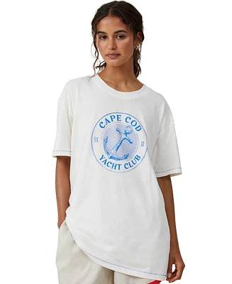 Cotton On Women's The Oversized Graphic T-shirt