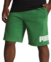 Puma Men's Regular-Fit Big Logo-Print Fleece 10" Shorts