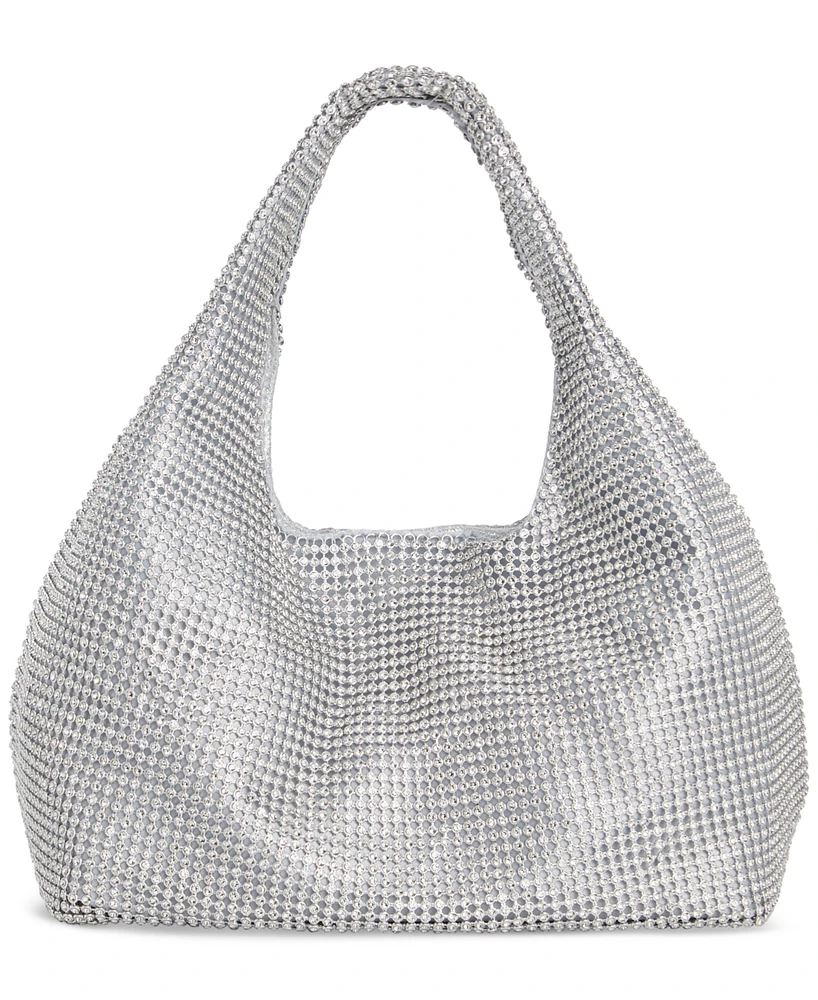 I.n.c. International Concepts Mesh Crystal Hobo Bag