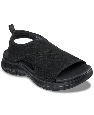 Skechers Women's Flex Appeal 4.0 - Livin this Slip-On Walking Sandals from Finish Line
