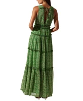 Astr the Label Women's Edessa Printed Sleeveless Maxi Dress