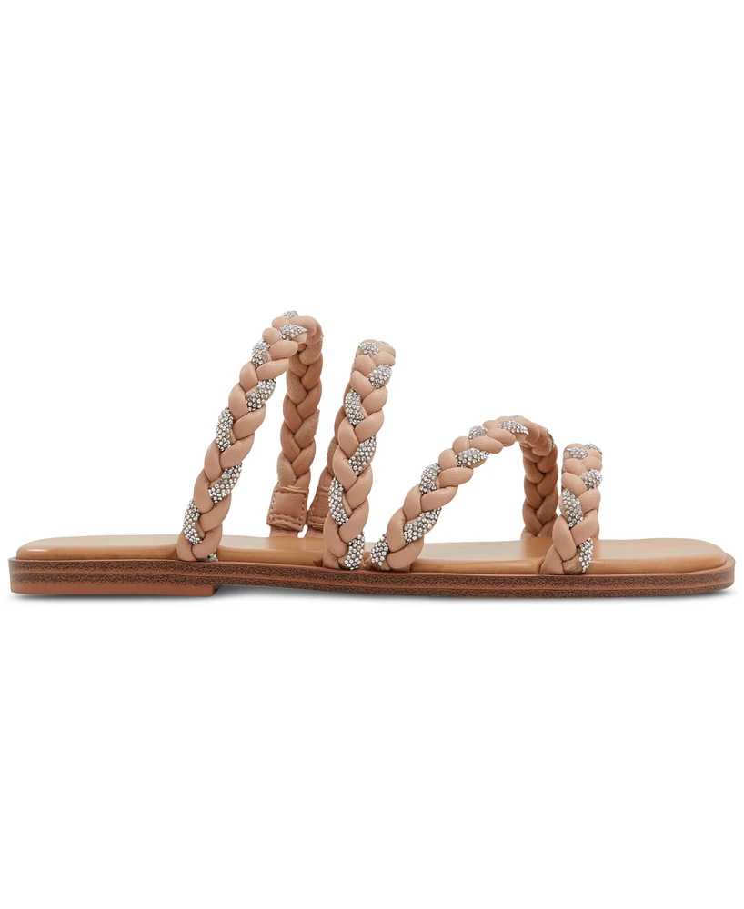 Aldo Women's Tritoney Braided Strappy Slide Flat Sandals