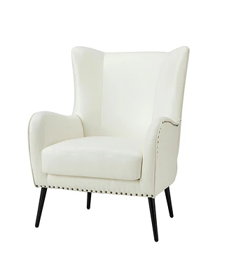 Halligan Upholstered Armchair with Nailhead Trims