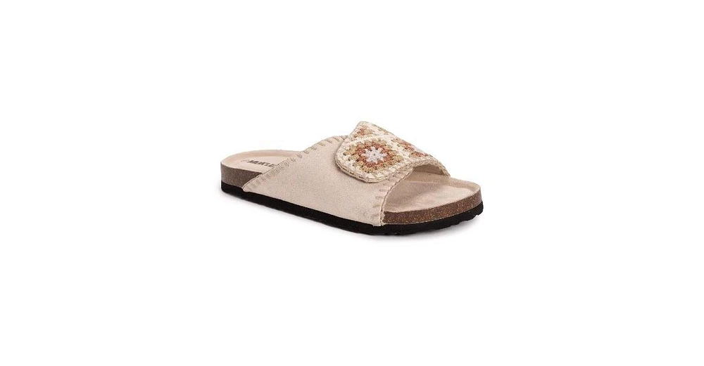 Muk Luks Women's Gigi Crochet Slide Sandal