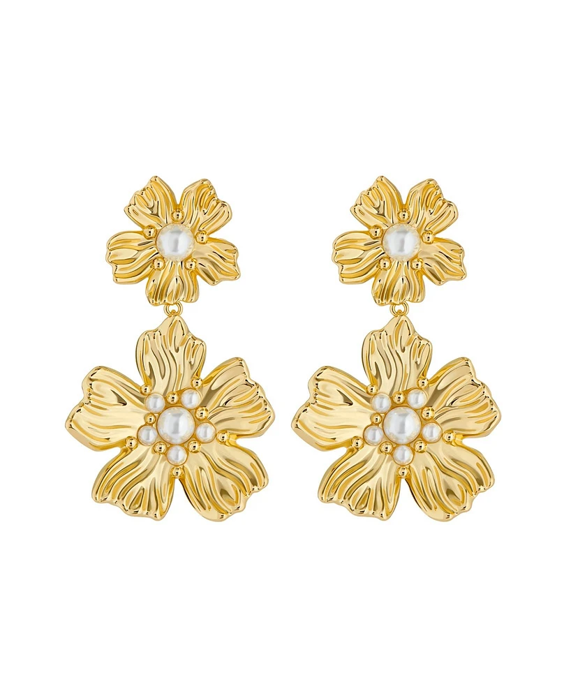 Ted Baker Jewelry Petaria: Flower Statement Drop Earrings