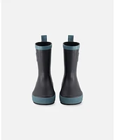 Deux par Deux Kids Unisex Rain Boots Black