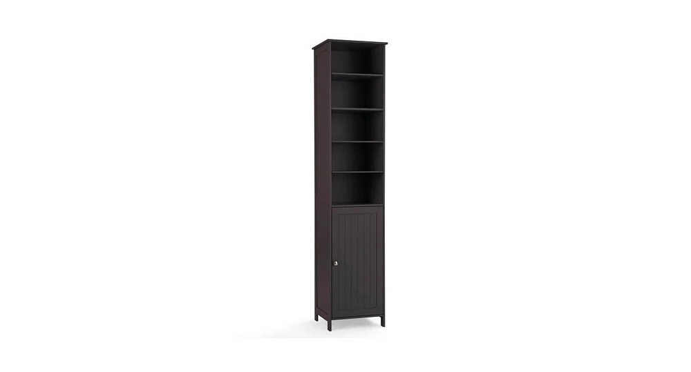 72 Inches Free Standing Tall Floor Bathroom Storage Cabinet