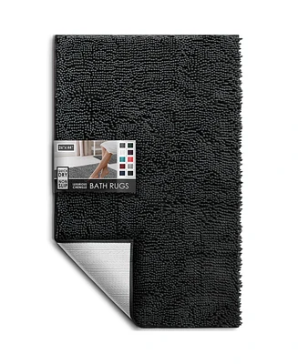 Ultra Soft Non-Slip Chenille Bath Rug - Quick Dry