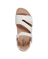 Earth Women's Sureal Quarter Strap Flat Casual Sandals