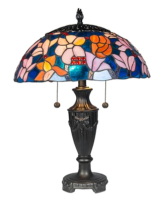 Dale Tiffany 24" Tall Florieta Tiffany Style Table Lamp - Multi