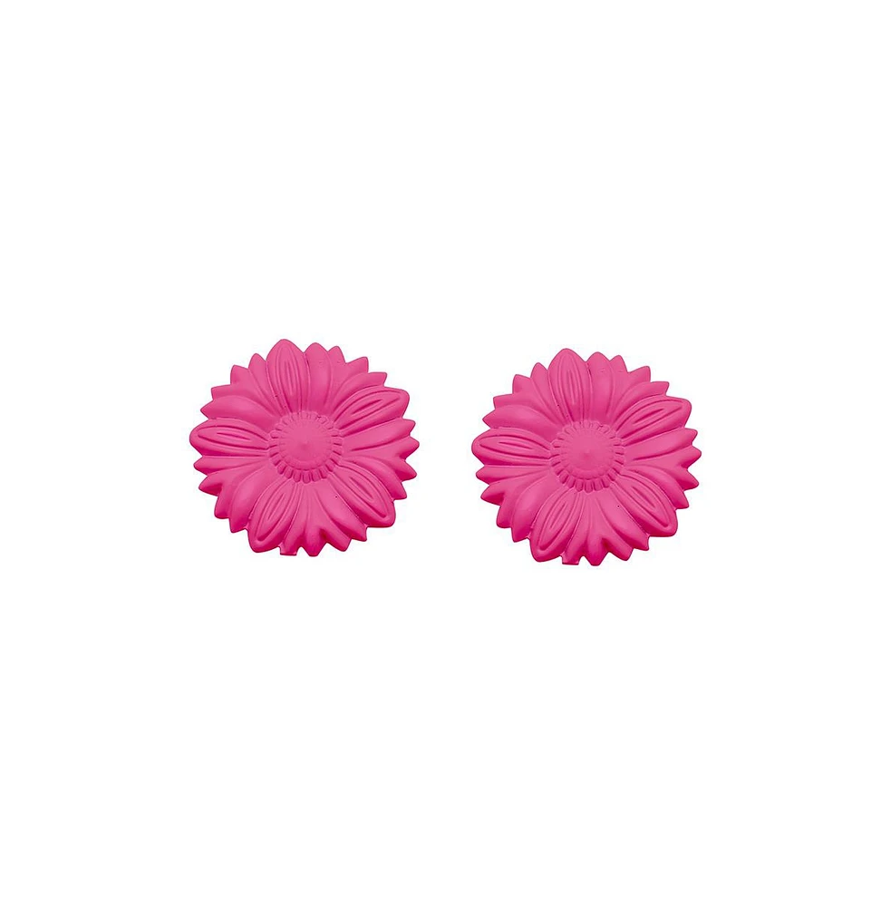 Sohi Women's Sunflower Stud Earrings