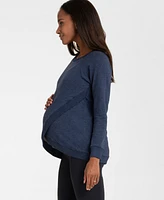 Seraphine Women's Cotton Blend Maternity and Nursing Sweatshirt