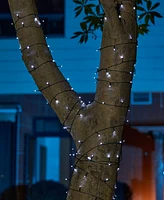 Glitzhome 22' Set of 2 Solar String Light with 50 Led lights