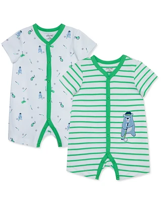 Little Me Baby Boys Golf 2 Pack Rompers