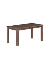 Simplie Fun Albany 63" Rectangular Dining Table - Modern Solid Wood