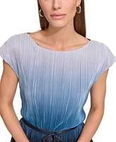 Dkny Women's Pleated Ombre Blouse