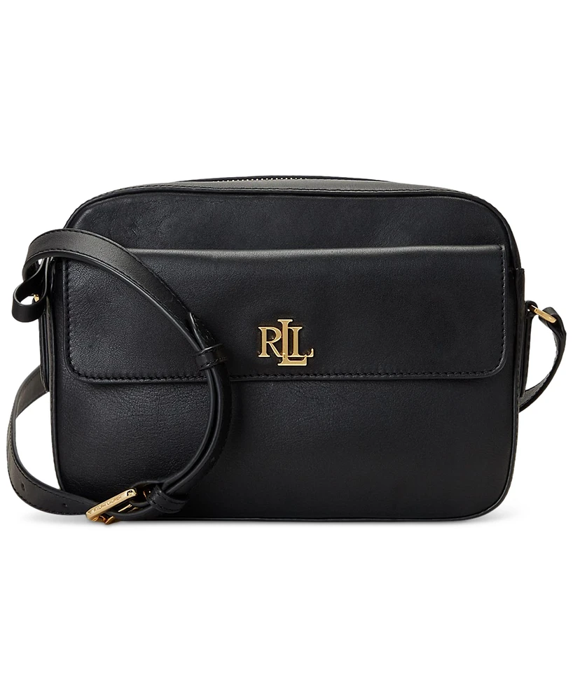 Lauren Ralph Leather Marcy Camera Bag