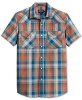 Pendleton Men's Frontier Plaid Short Sleeve Button-Front Shirt