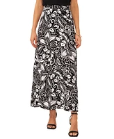 Vince Camuto Women's A-Line Floral Print Maxi Skirt