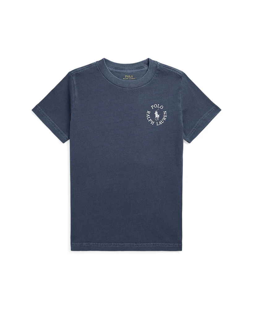 Polo Ralph Lauren Toddler and Little Boys Logo Cotton Jersey T-shirt