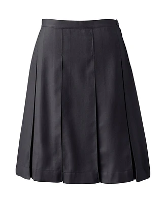 Lands' End Tall Box Pleat Skirt Top of Knee