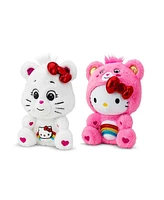 Cheer Bear and Hello Kitty Plush 2pk