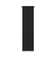 Outdoor Roller Blind 23.6"x90.6" Black Hdpe