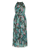 City Chic Plus Rebecca Print Maxi Dress