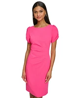 Karl Lagerfeld Paris Women's Puff-Sleeve Sheath Dress