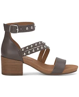 Lucky Brand Women's Piah Studded Block-Heel City Sandals