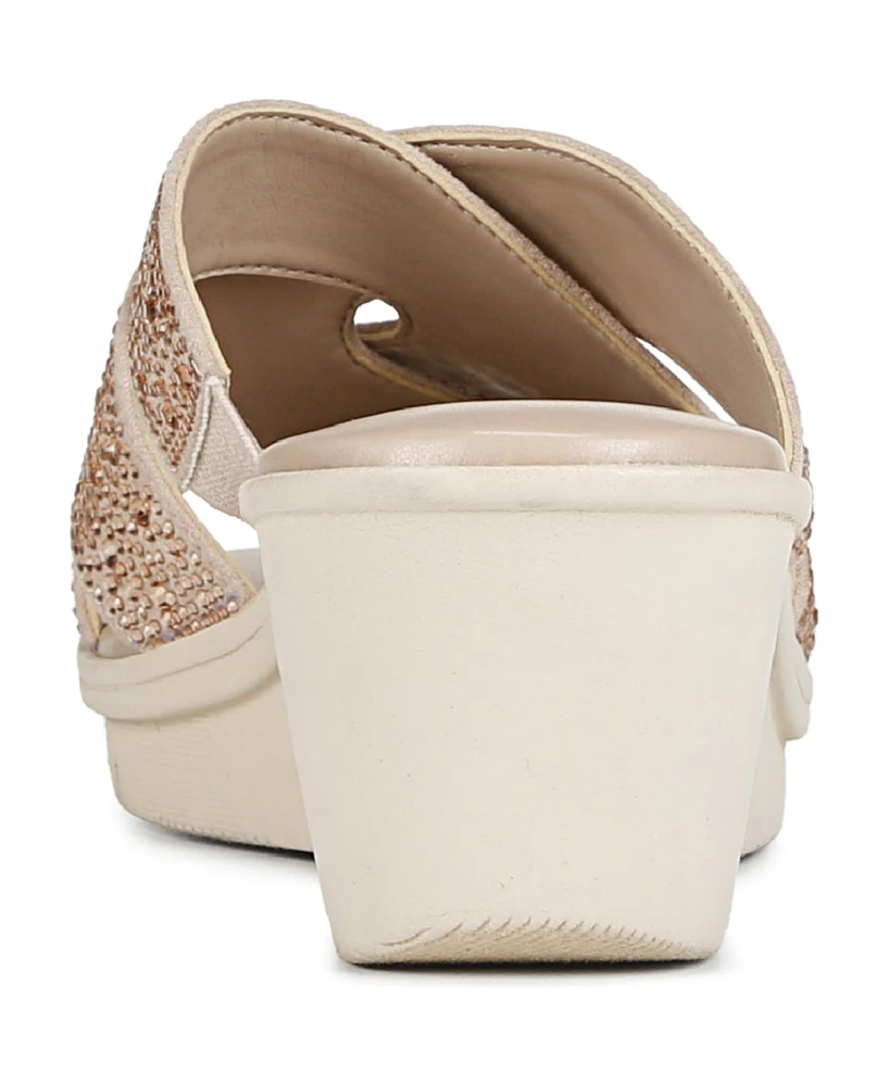 Naturalizer Rowena 2 Slide Wedge Sandals