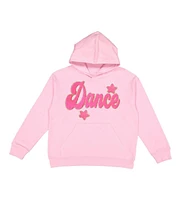 Youth, Girl Dance Script Patch Youth Hoodie