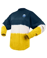Women's Spirit Jersey Navy, Gold Buffalo Sabres Ombre Long Sleeve T-shirt