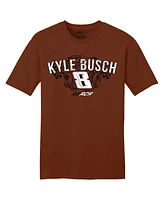 Men's Richard Childress Racing Team Collection Brown Kyle Busch Rebel Bourbon Car T-shirt