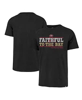 Men's '47 Brand Black San Francisco 49ers Regional Franklin T-shirt