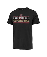 Men's '47 Brand Black San Francisco 49ers Regional Franklin T-shirt