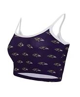 Women's Concepts Sport Purple Baltimore Ravens Gauge Lounge Bralette