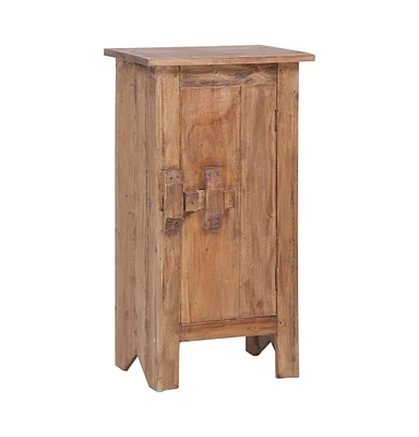 Bedside Cabinet 16.9"x12.2"x31.5" Solid Wood Mahogany