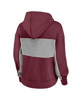 Women's Fanatics Maroon Texas A&M Aggies Filled Stat Sheet Pullover Hoodie