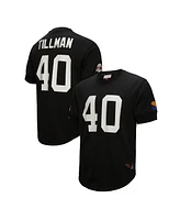 Men's Mitchell & Ness Pat Tillman Black Arizona Cardinals Retired Player Name and Number Mesh Top